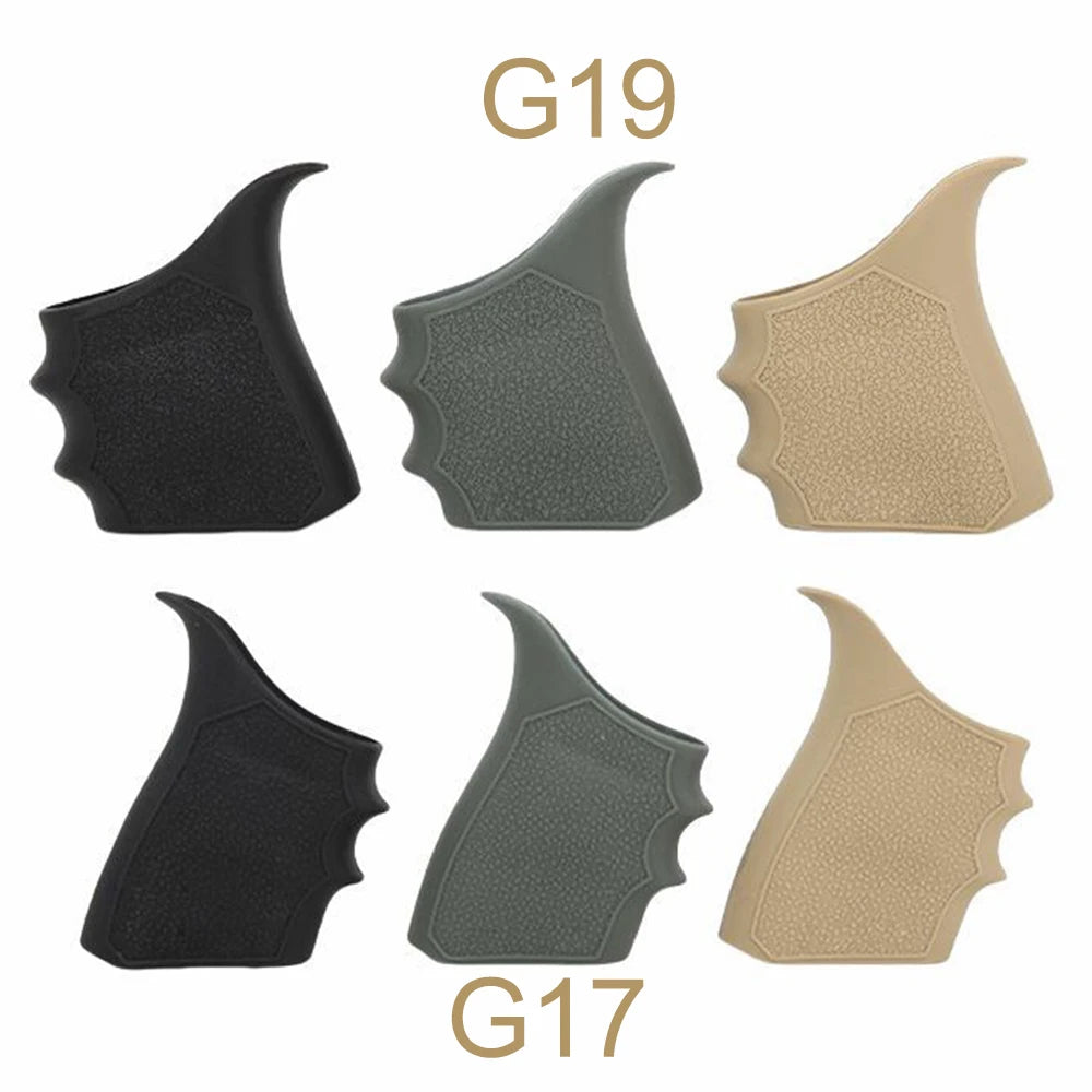 Tactical Handgun Rubber Grip Sleeve Pistol Handle Anti-Slip Protect Sleeve For Glock 17 19 Rubber Sleeve Holster Grip