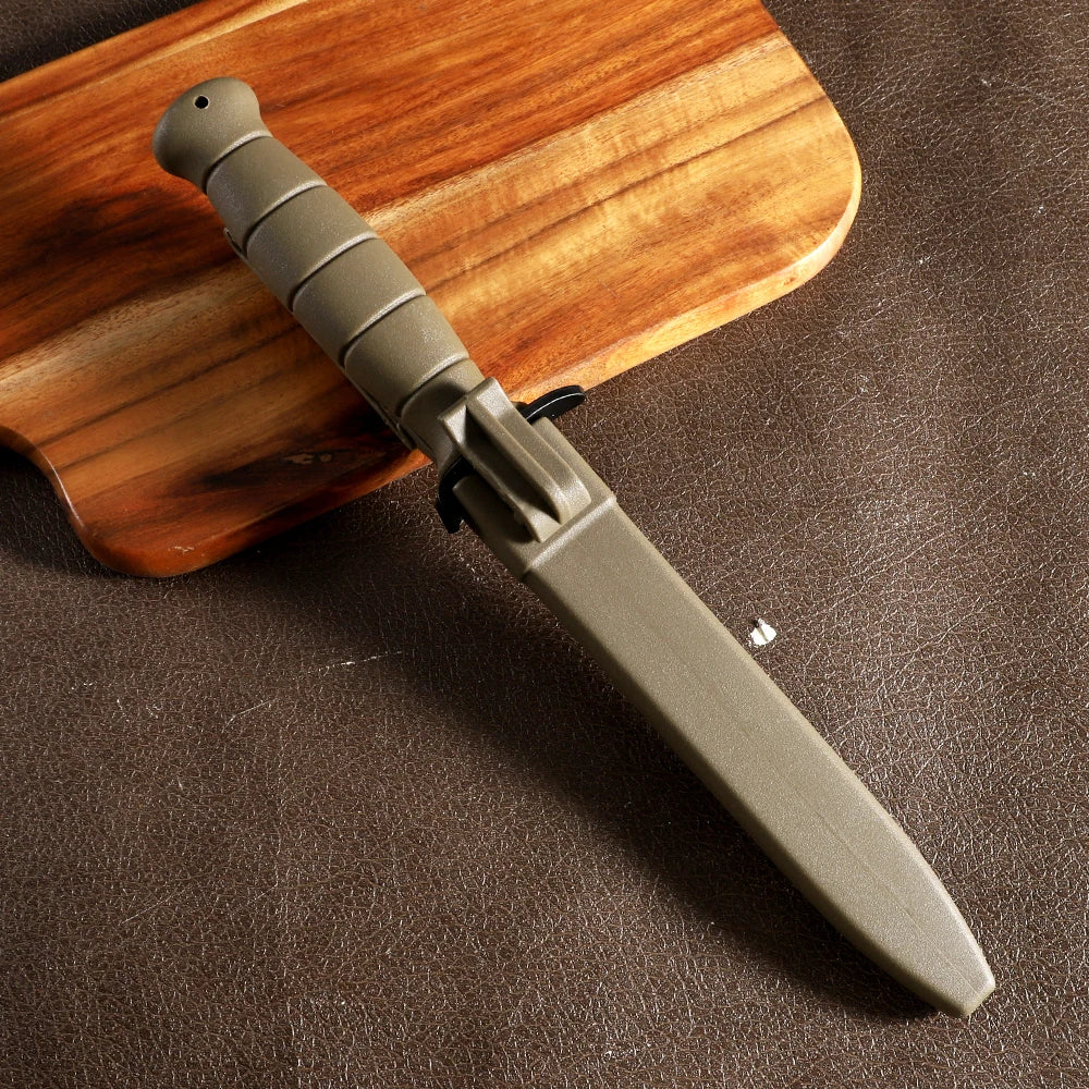 Fixed knife 440C steel knife outdoor adventure fishing camp hunting kitchen fruit EDC tool straight knife