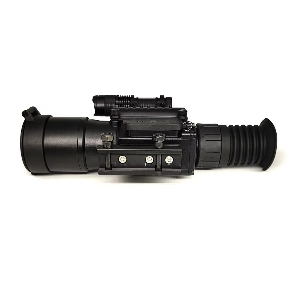 GOYOJO Digital Day/Night Vision Scope Hunting Rifle Optics 50mm Lens 1920X1080P 3.7-11X Digital Zoom WiFi Reticle Video Record