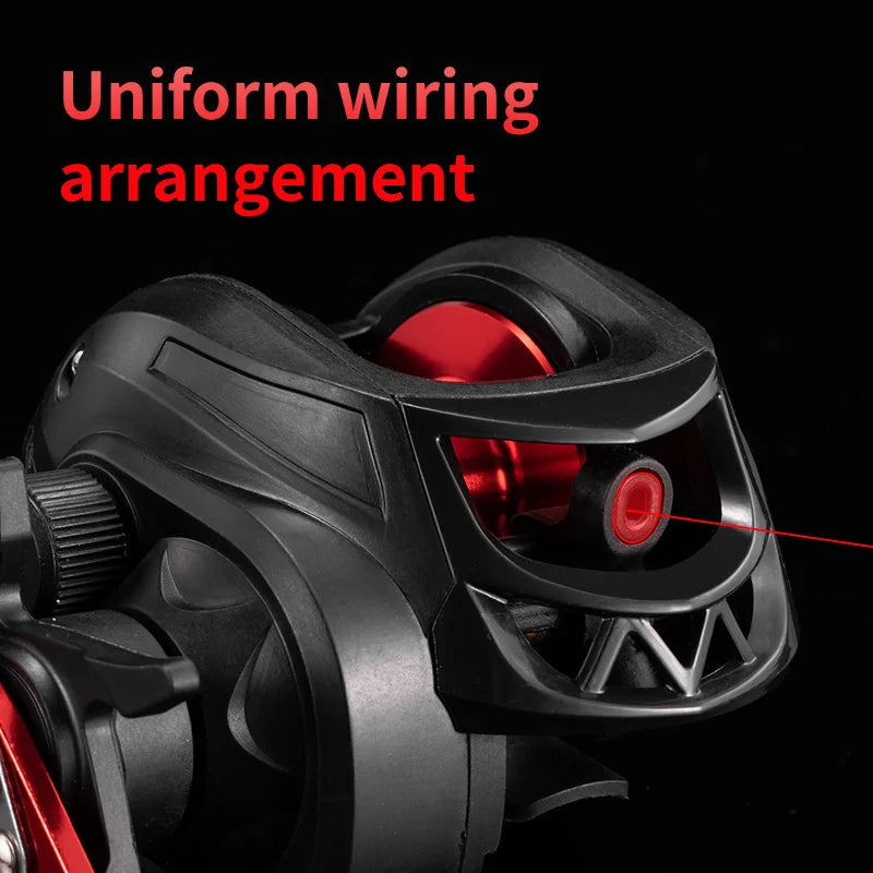 Rooblinos AC 6.3:1 7+1BB Baitcaster Fishing Reel Bait Caster Baitcasting Reel Fishing Tackle